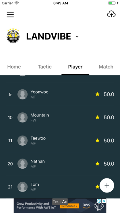 Soccer Board - Manage tactics screenshot 3