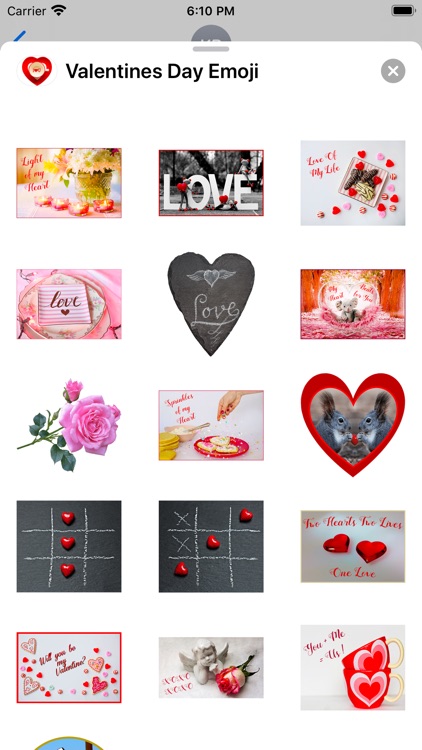 Valentine's Day Love Emoji screenshot-8