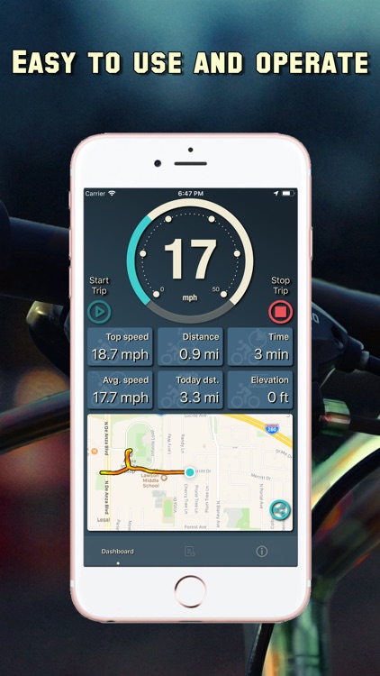 Bike dashboard