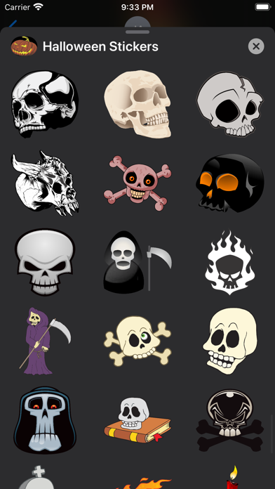 Halloween Stickers Emojis screenshot 2