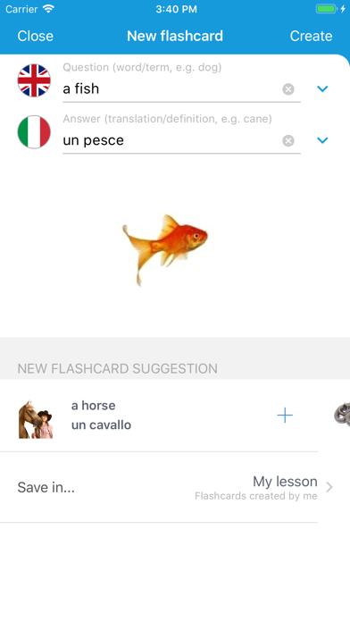 Learn Italian: Voc App Lessons screenshot 4