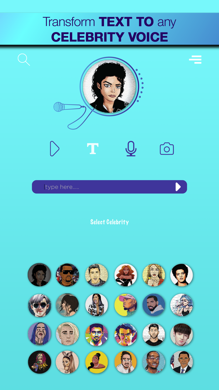 Celebrity Voice Changer Voice