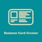 Business Card Creator Pro is a great app who likes to create his/her business card  easi