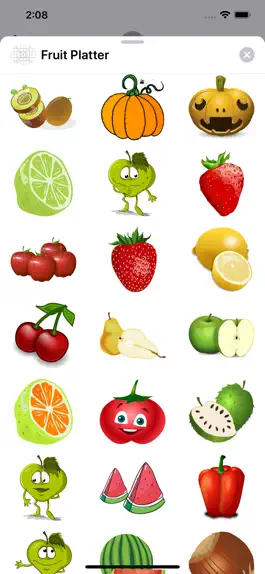 Game screenshot Fruit Platter Stickers hack