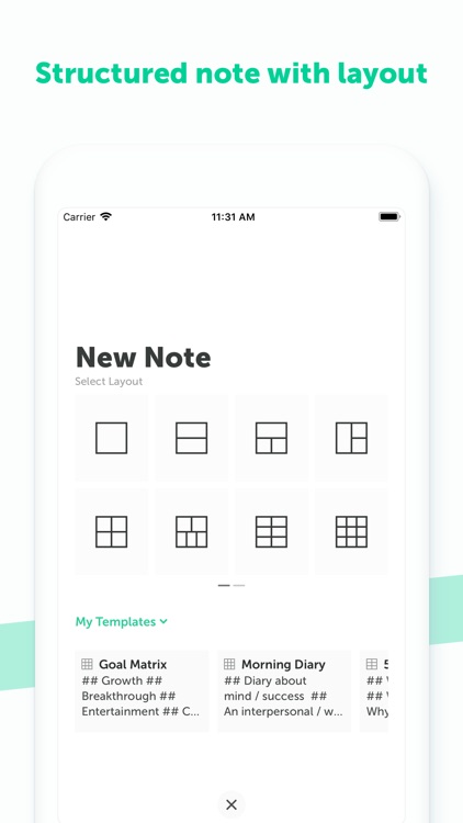 Grid Note - Smart way to note