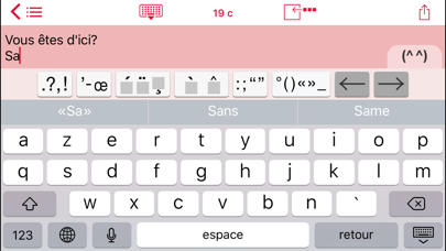 Easy Mailer French Keyboard Screenshot 2