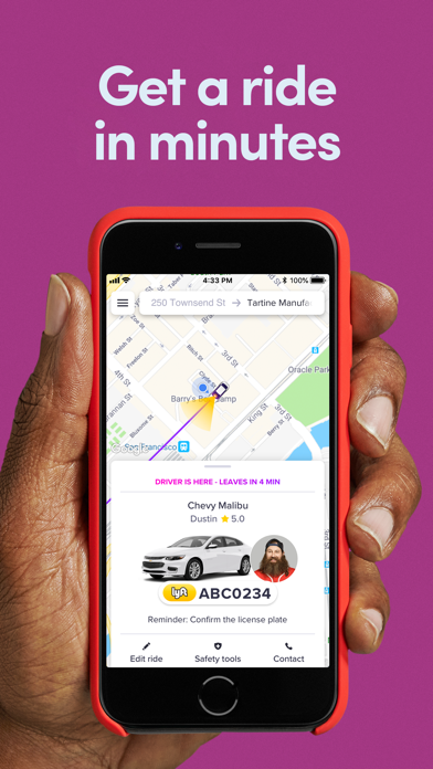 Lyft - Taxi & Bus App Alternative screenshot