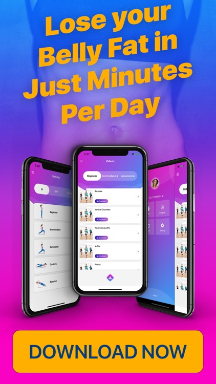Belly Fat Burner Ab Workout screenshot-0