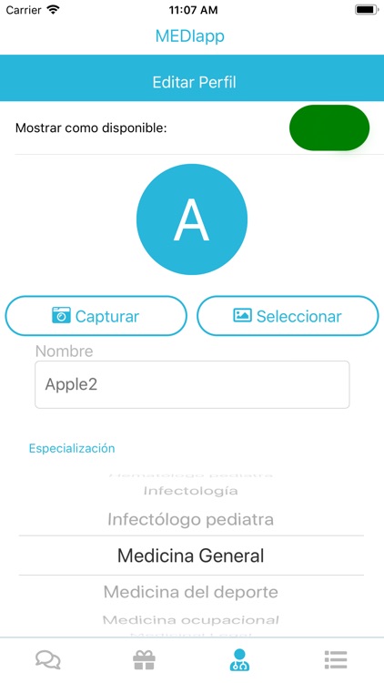 MEDIapp - Médico