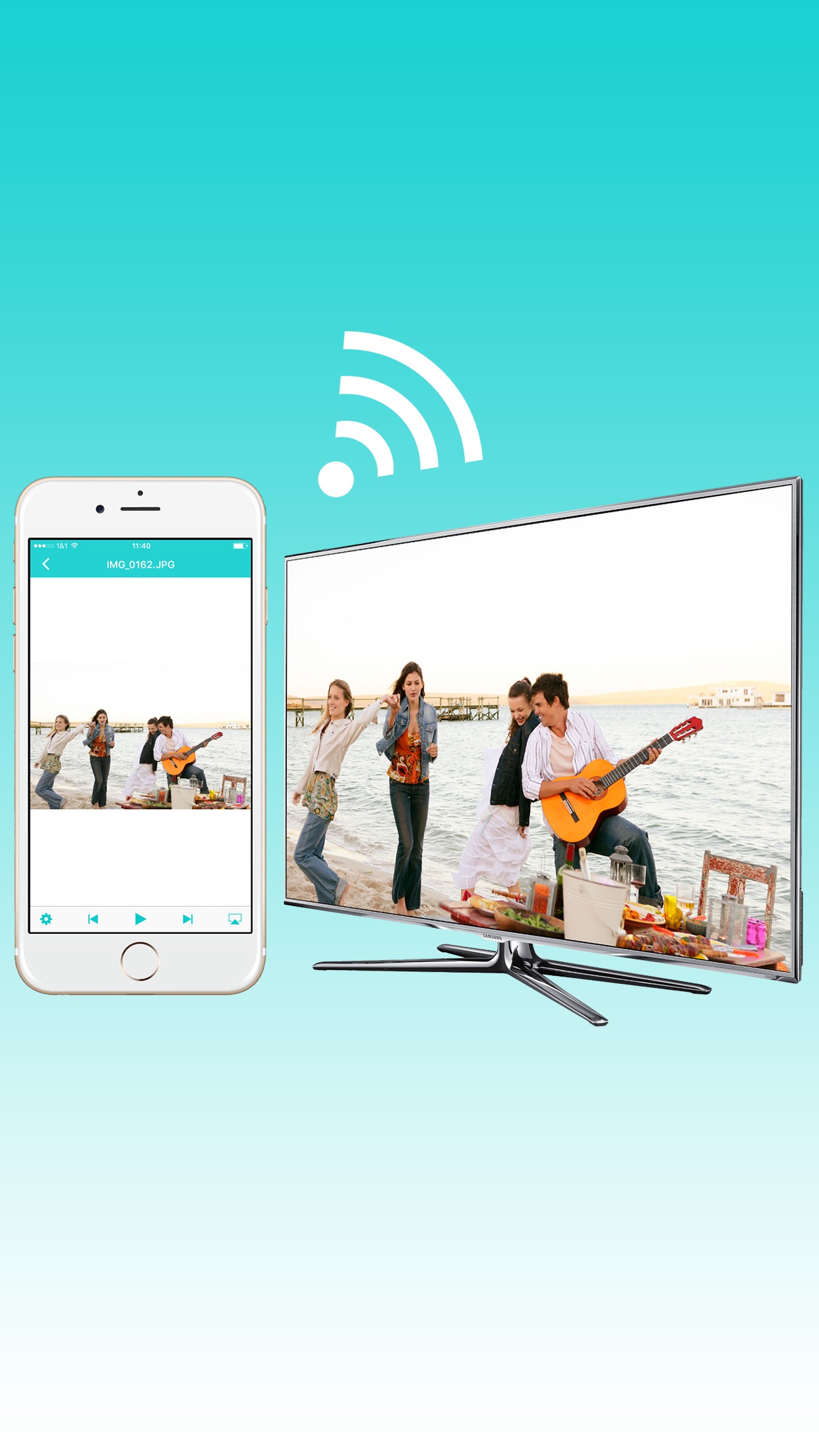 Screenshot do app Nero Streaming Player
