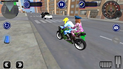 US Police Bike Transporter Sim screenshot 3