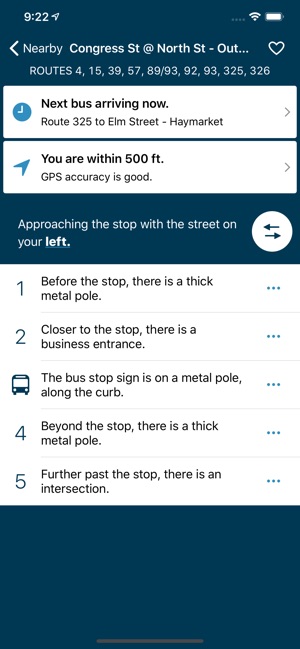 BlindWays: bus stop navigation(圖2)-速報App