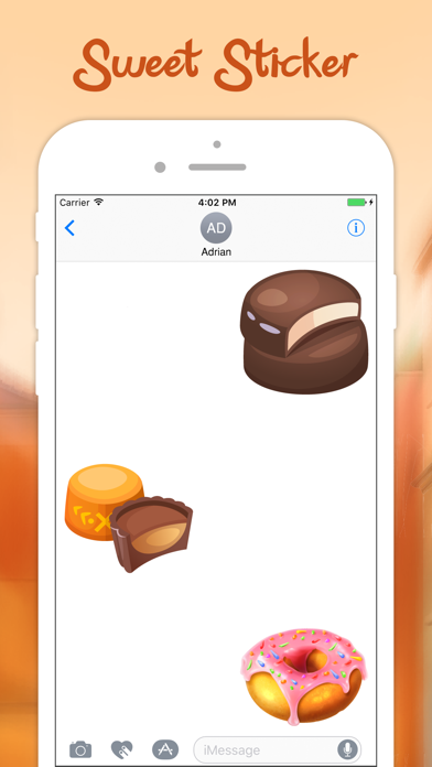 How to cancel & delete Delicious Sweet Stickers from iphone & ipad 4