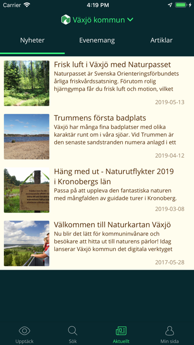 Växjö Naturkarta screenshot 4