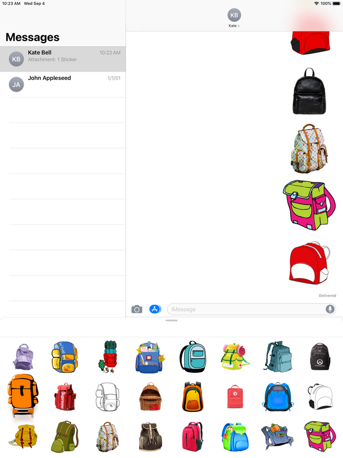 Backpacks Stickers