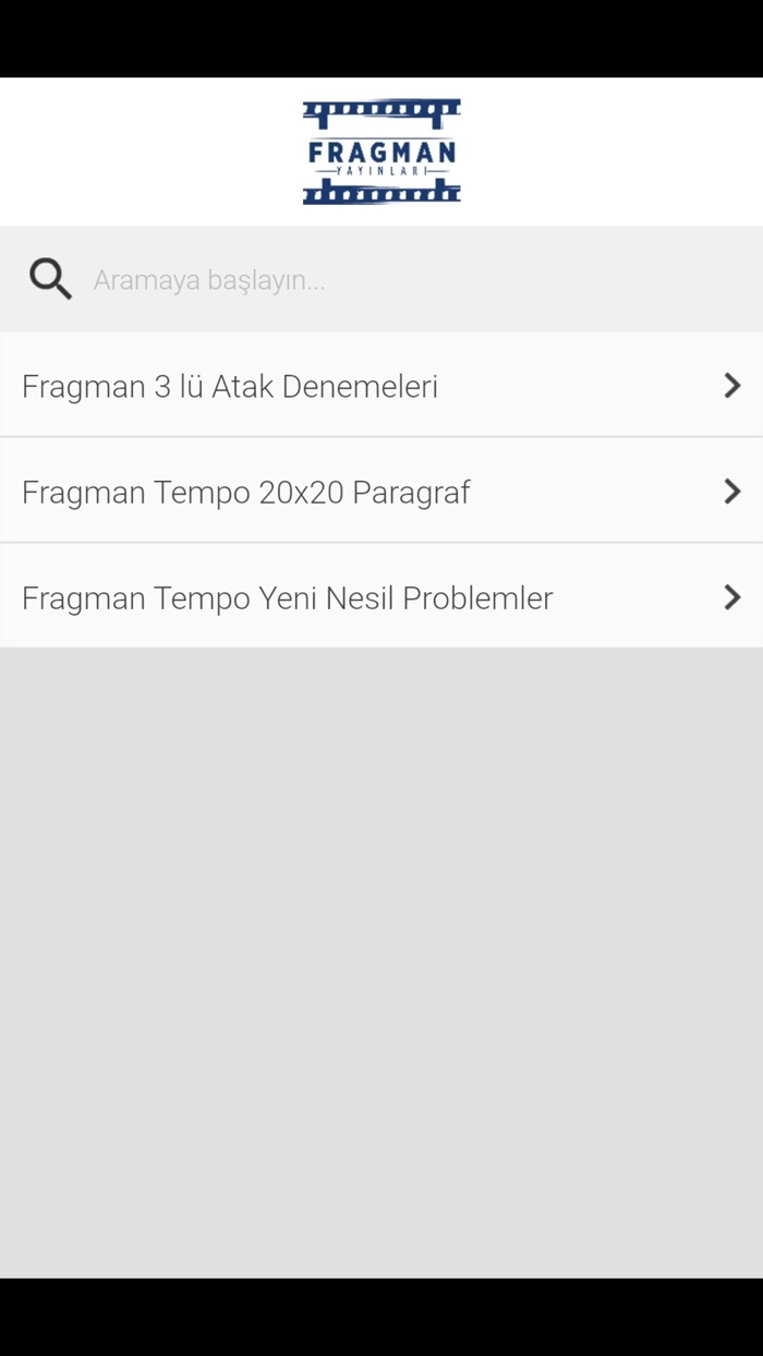 Fragman Video Çözüm