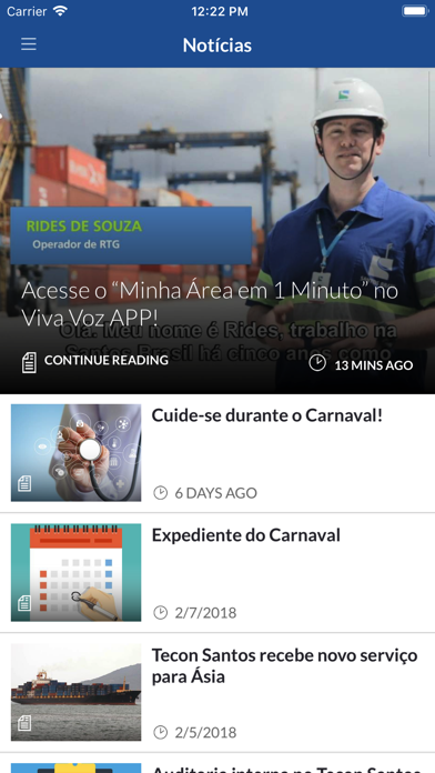 How to cancel & delete Santos Brasil - Viva Voz APP from iphone & ipad 1