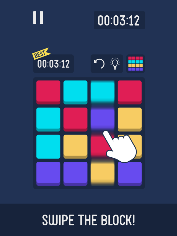 Flat Cube : 2D Cube Puzzleのおすすめ画像2