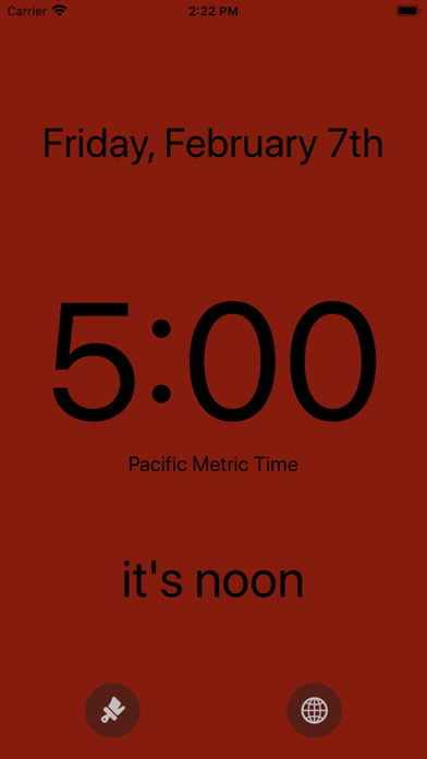 The Metric Clock screenshot 3