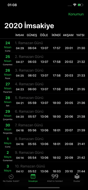 Ramazan İmsakiye(圖7)-速報App
