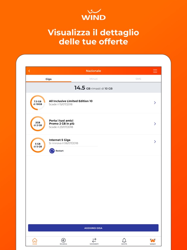 SCARICARE FATTURE WIND INFOSTRADA