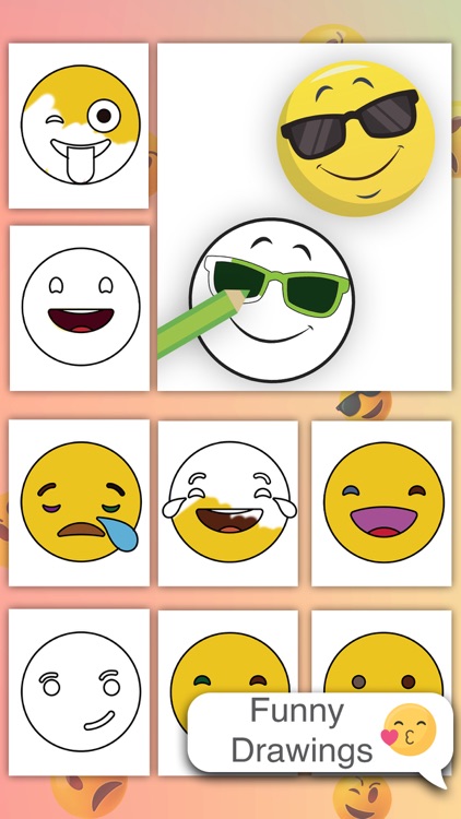 My Emoji coloring book game