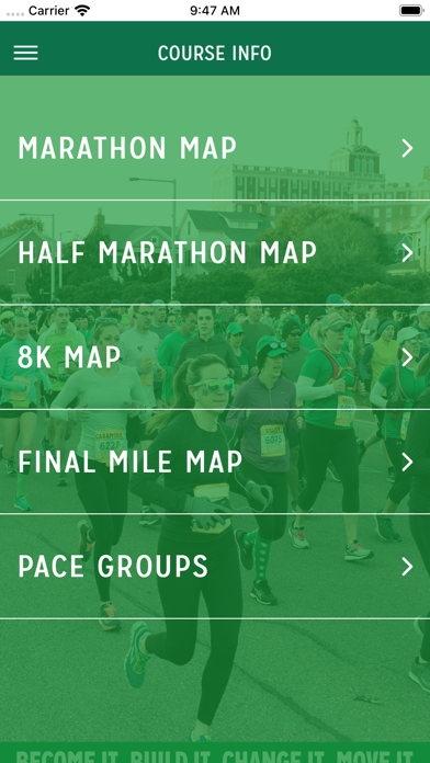 Shamrock Marathon screenshot 2