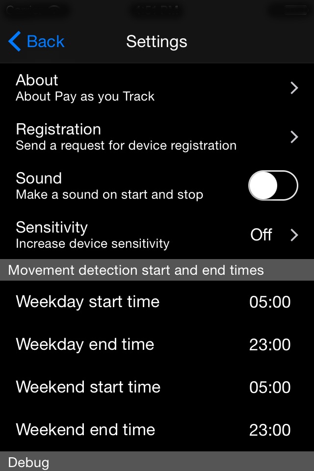 Pay as you Track screenshot 2