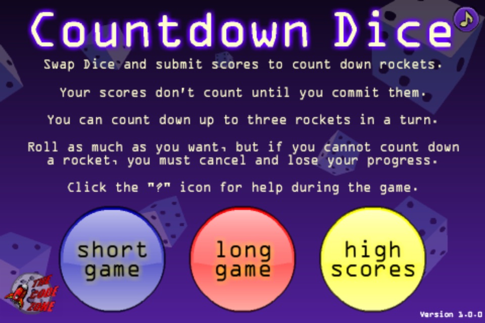 Countdown Dice screenshot 2