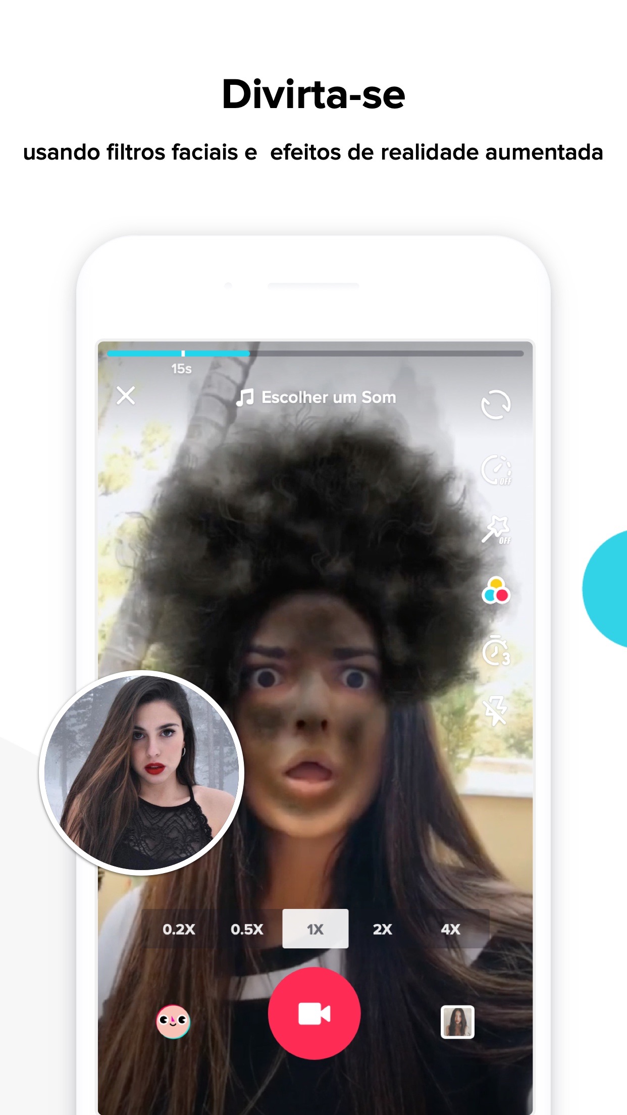Screenshot do app TikTok