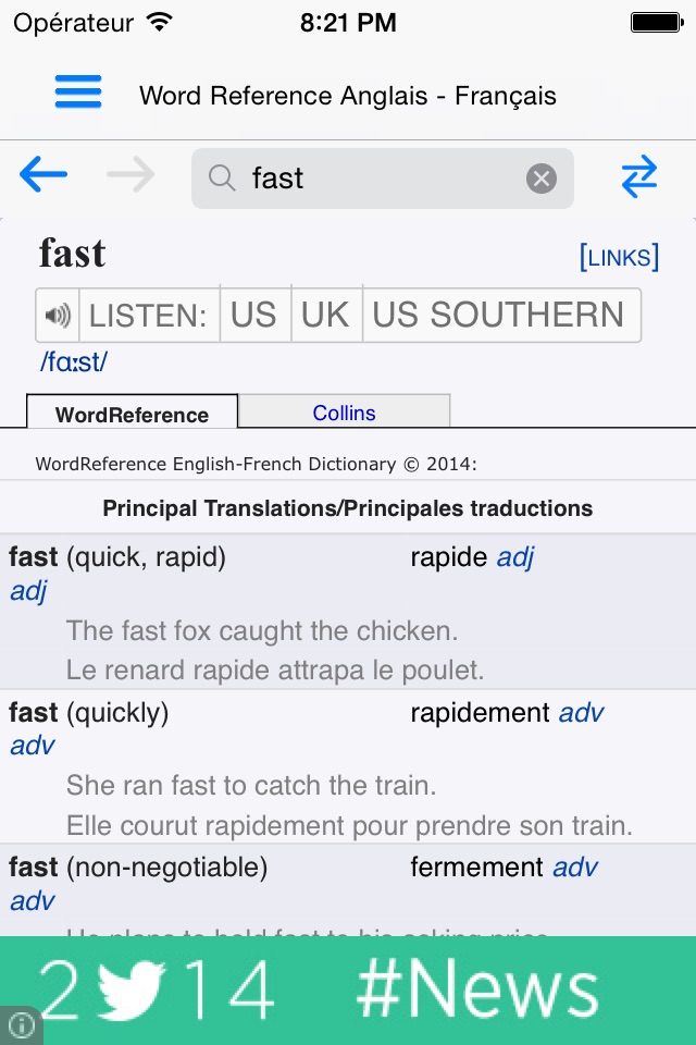 WordReference Dictionary screenshot 4