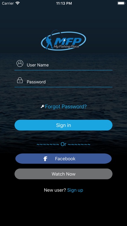 The My Fishing Place App