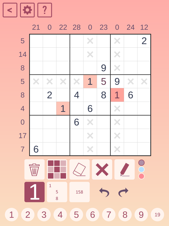 Sandwich Sudoku для iPad