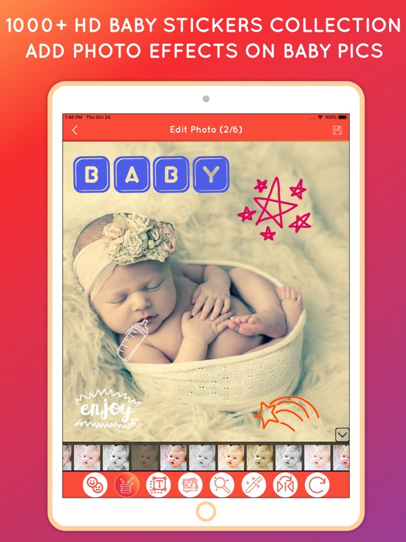 Baby Story Photo Video Maker screenshot 2