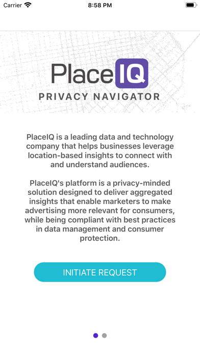 PlaceIQ Privacy Navigator screenshot 2