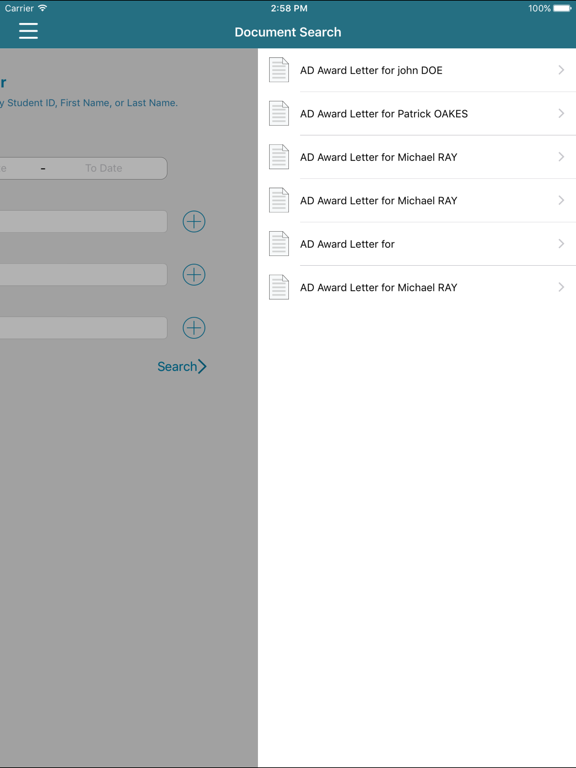 OnBase Mobile 16 for iPad screenshot 2