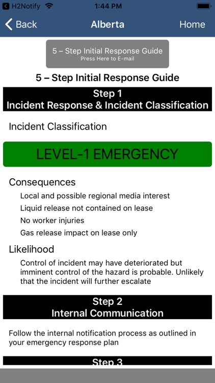 Emergency Assessment Matrix