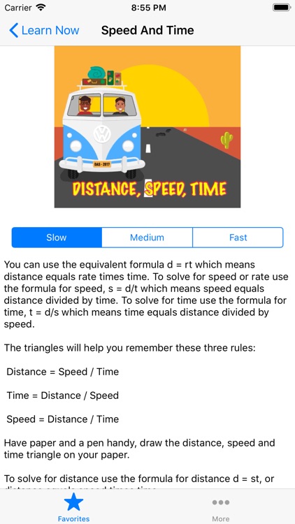 Speed And time Relation