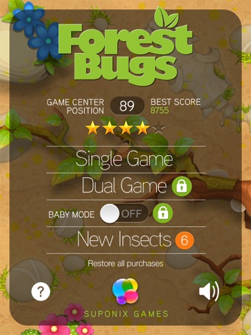 Forest Bugs -Tap Game for Kids screenshot 4