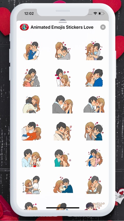 Animated Emojis Stickers Love screenshot-4