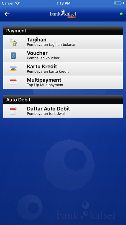 Mobile Banking Bank Kalsel screenshot-3