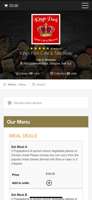 kings park cafe just eat