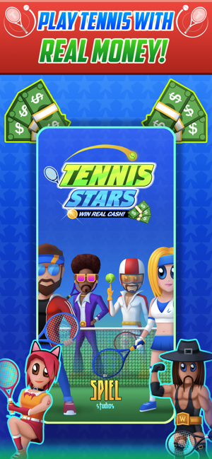 Tennis Stars: Win Real Cash