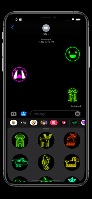 Neon Emoji Stickers(圖5)-速報App