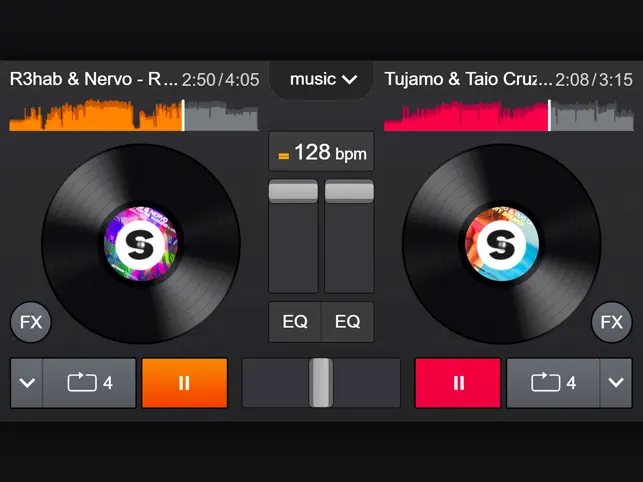 Captura de Pantalla 1 YOU.DJ - Easy Music Mixer iphone