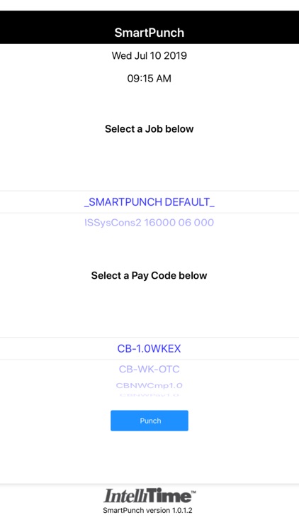 IntelliTime SmartPunch