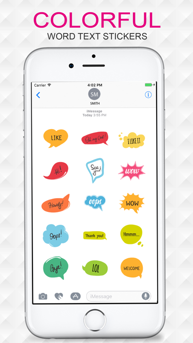 Colorful Text Stickers Pack screenshot 2