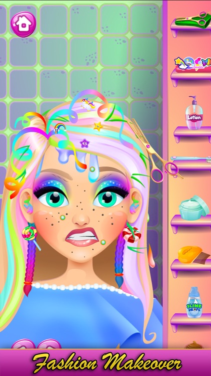 Rainbow Princess Hair Salon screenshot-3