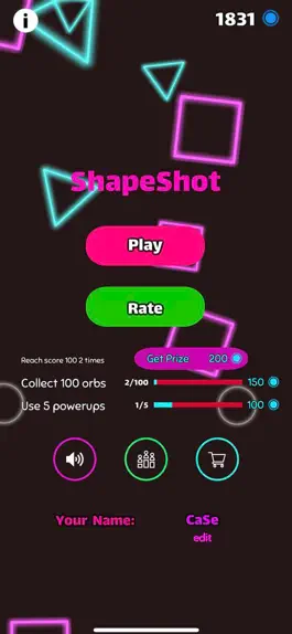 Game screenshot ShapeShotGame hack