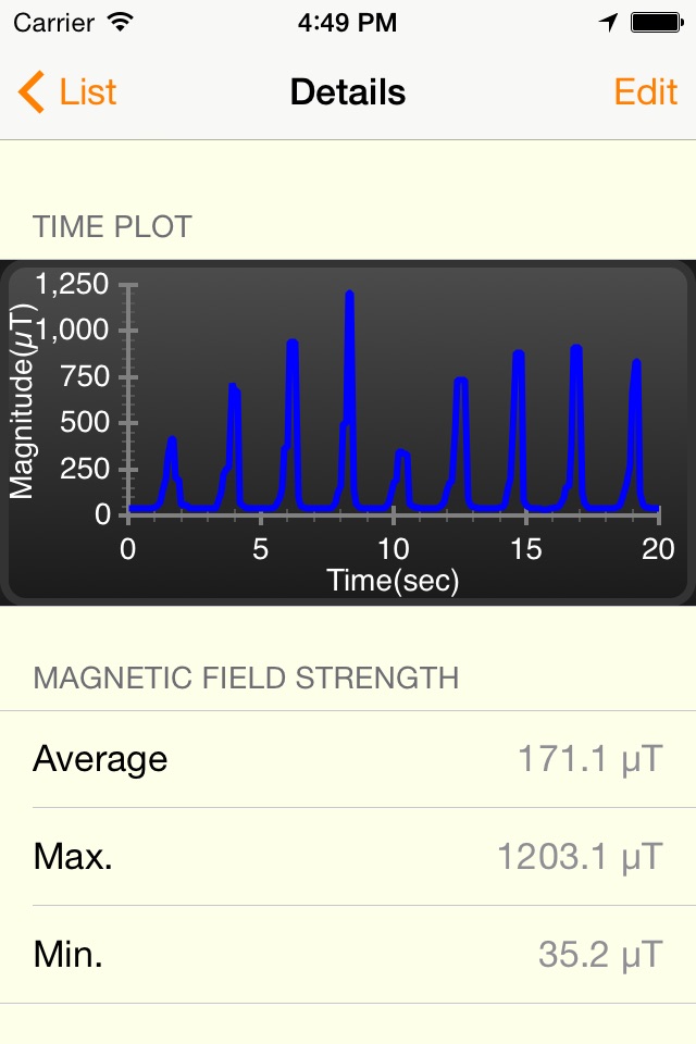 Gauss Meter screenshot 4